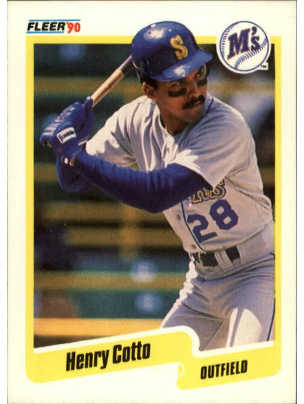 1990 Henry Cotto Fleer Baseball Card #511
